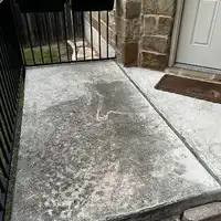 Concrete cleaning project