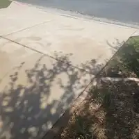 Driveway after washing